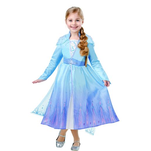 Frozen - Disfraz Infantil Elsa Travel Frozen II 8-10 Años